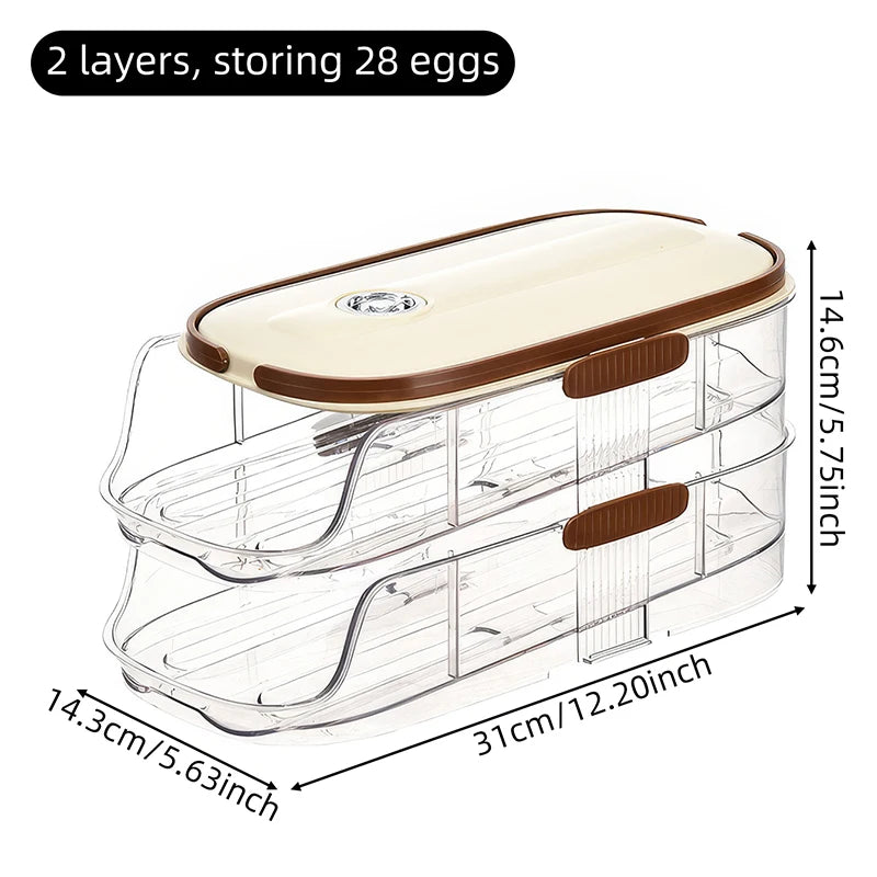 Stackable Egg Storage Rack for Fridge