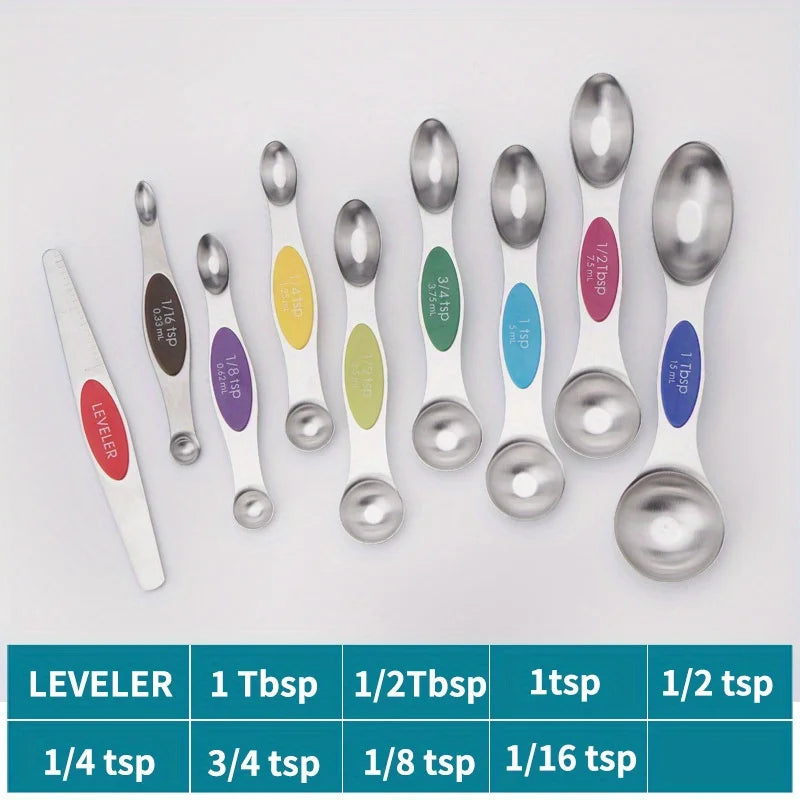 9-Piece Magnetic Measuring Spoon Set