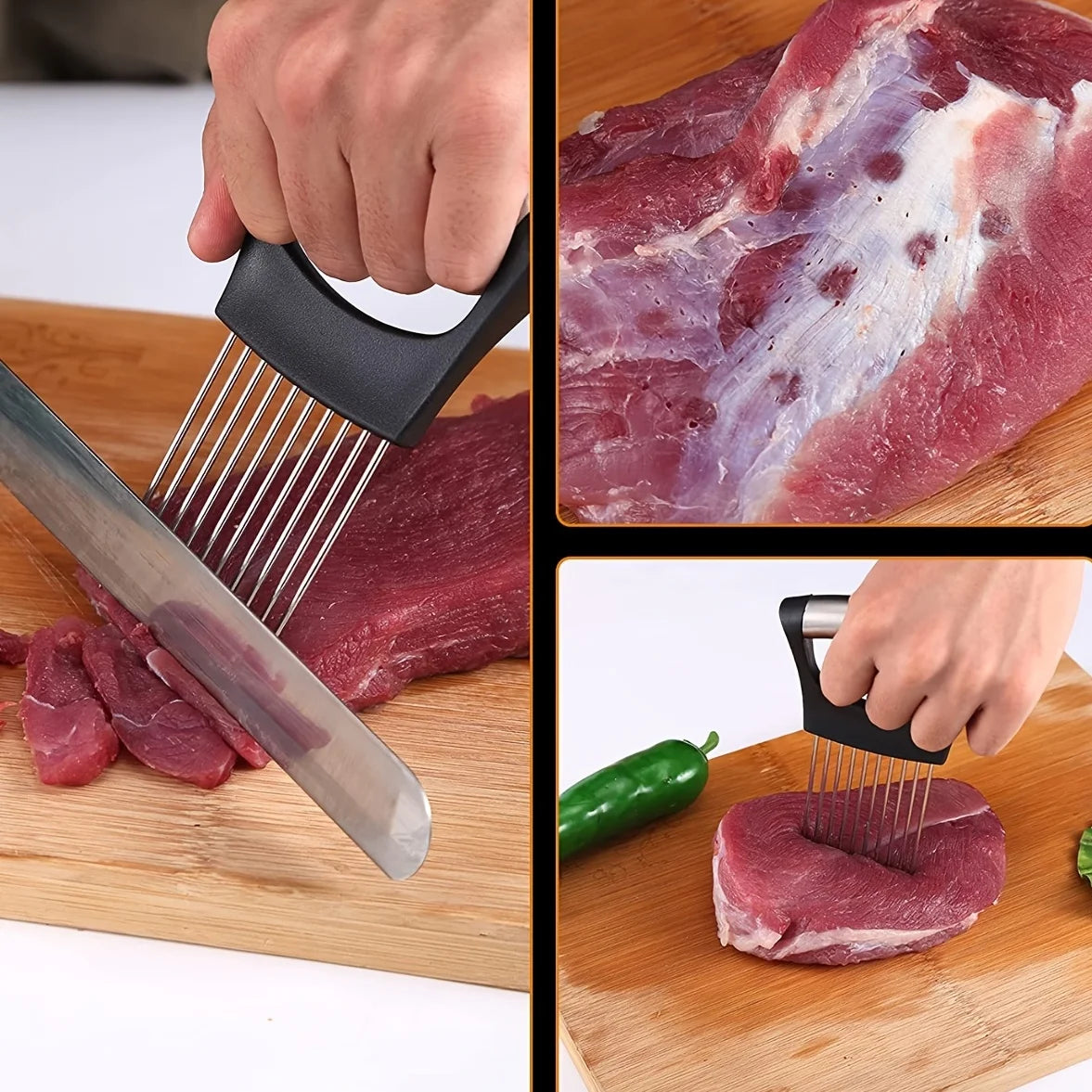 Stainless Steel Onion & Vegetable Slicer