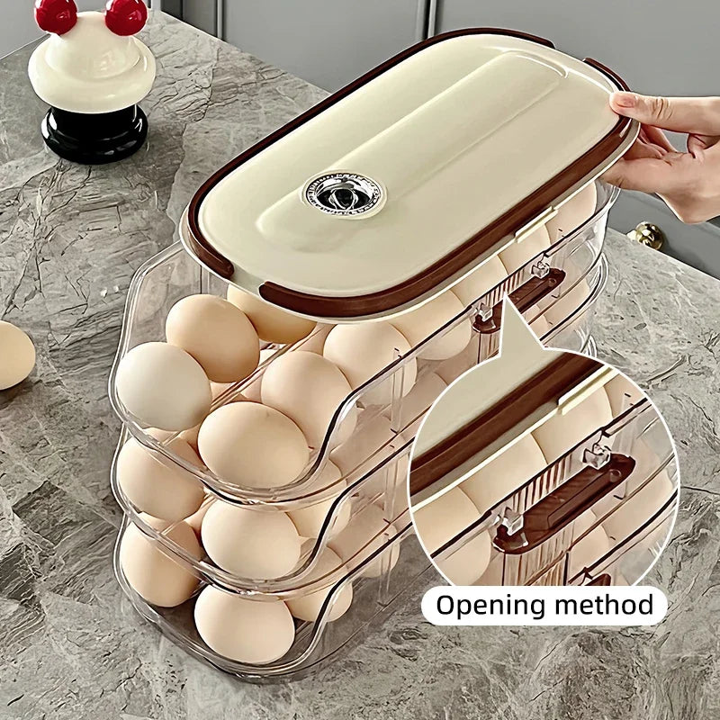 Stackable Egg Storage Rack for Fridge