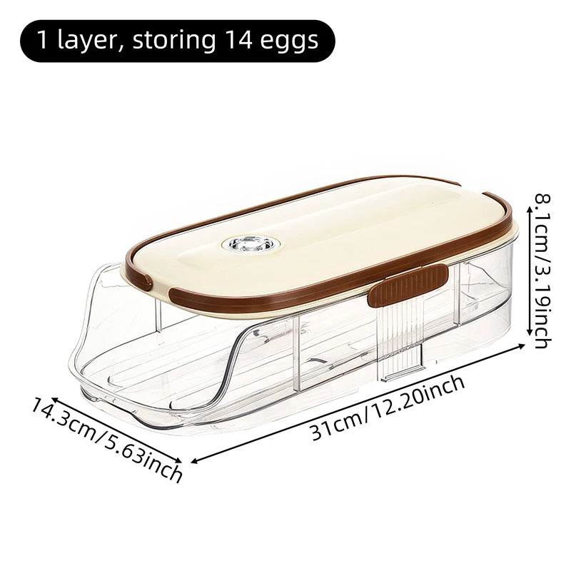 Stackable Egg Storage Rack for Fridge