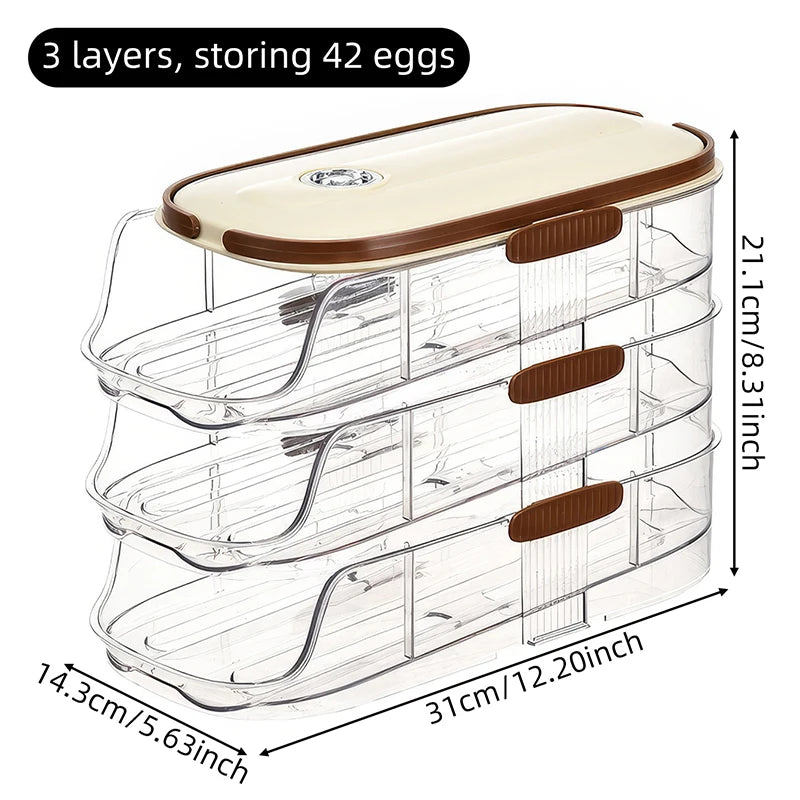 Stackable Egg Storage Rack for Fridge