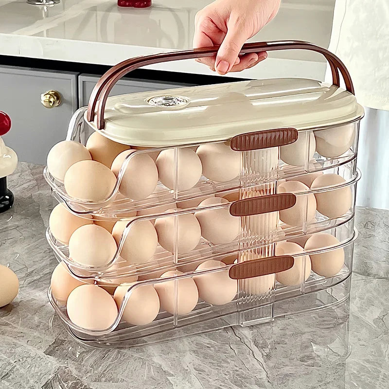 Stackable Egg Storage Rack for Fridge