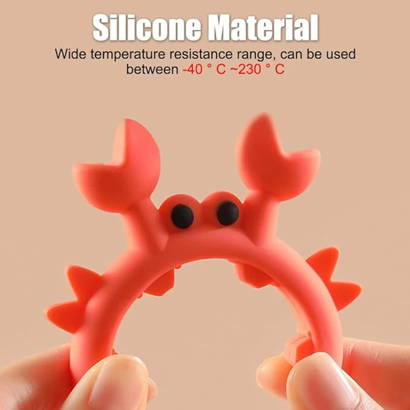 Silicone Crab Spoon Rest & Pot Clip